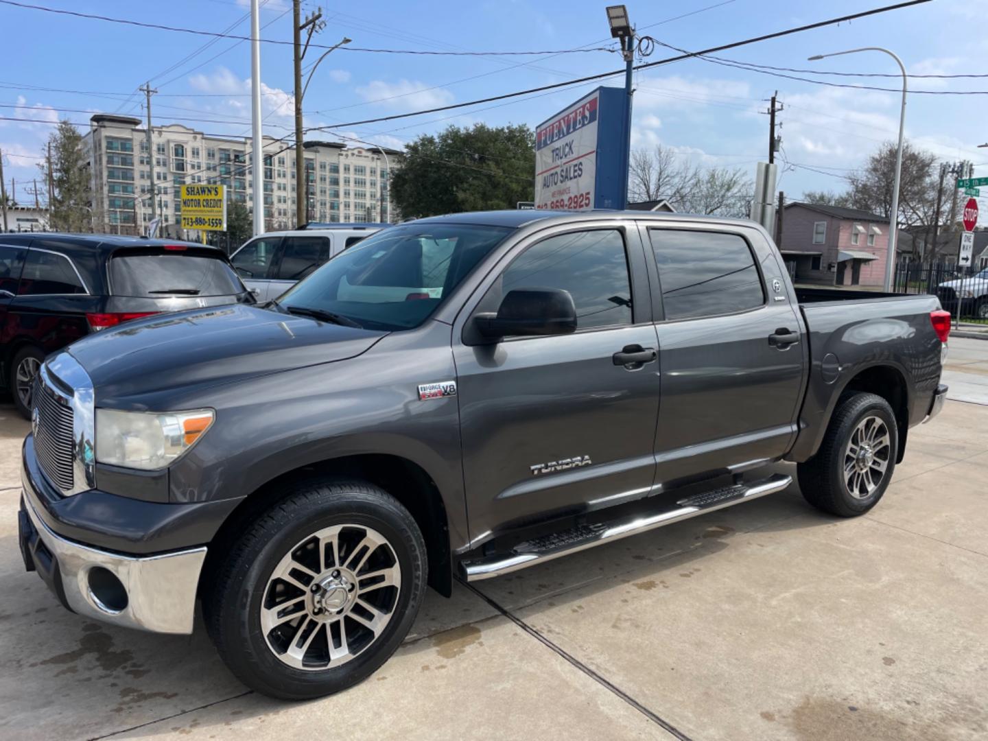 2012 Gray /Silver Toyota Tundra (5TFEY5F17CX) , located at 1501 West 15th St., Houston, 77008, (713) 869-2925, 29.797941, -95.411789 - Photo#0